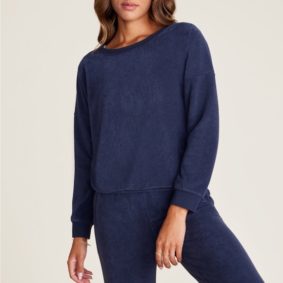 Barefoot Dreams Terry Pullover - PANTS ALSO FOR SALE - Picture 3 of 4